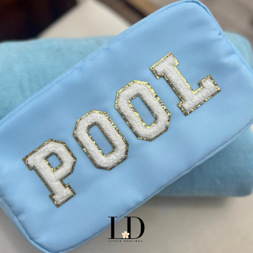 Medium Baby Blue Pouch
