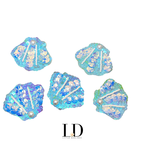Luxe Blue Shell Patch