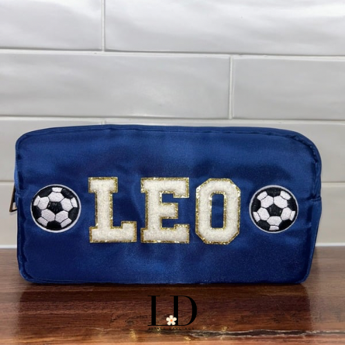 Medium Navy Blue Pouch