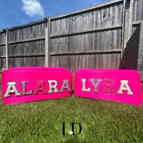 Medium Hot Pink Pouch