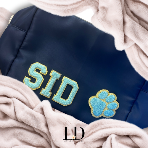 Large Navy Blue Pouch