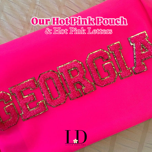 Large Hot Pink Pouch