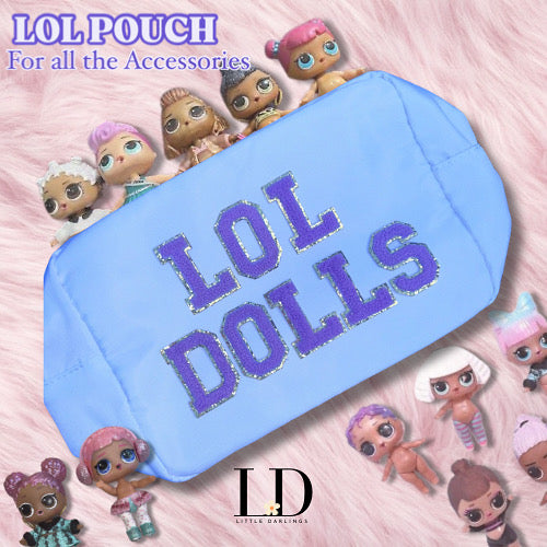 Large Baby Blue Pouch