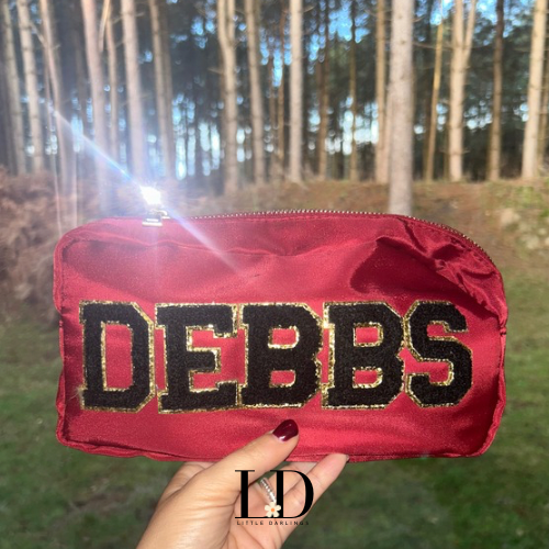 Medium Burgundy Pouch