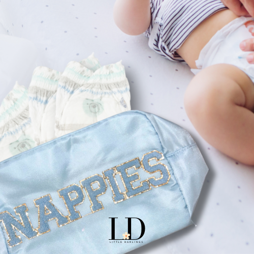 Large Baby Blue Pouch