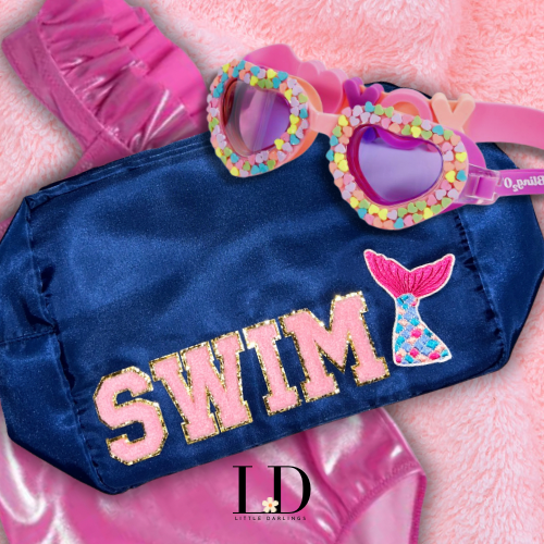 Large Navy Blue Pouch