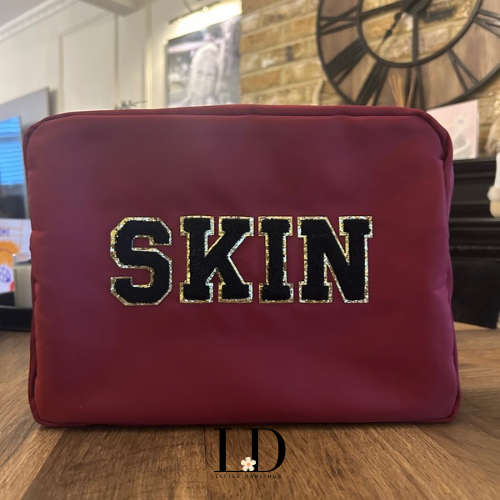Large Burgundy Pouch